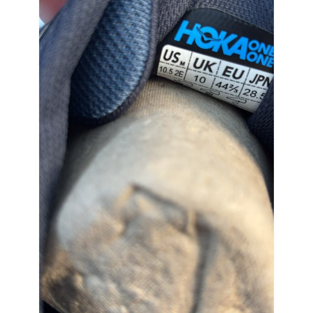 Hoka One One Bondi 7 Mens Sz 10.5 Wide Blue Running Sneakers 1110530 - Picture 12 of 12